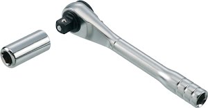 Bit/lever-action reversible ratchet 1/4 inch 72 teeth reverse lever PROMAT