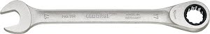 Gedore Combination ratcheting wrench 7 R 10 10MM