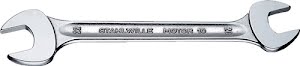 Double open-end spanner MOTOR 10 12 x 13 mm length 170 mm chrome-plated STAHLWIL