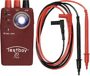 Testeur de continuité TB 20 Plus jusqu’à 300 V CAT II 300 V TESTBOY