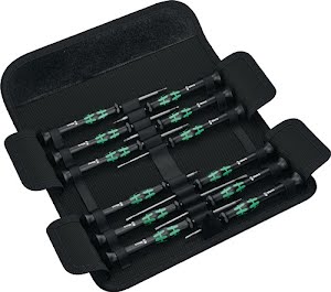 Precision engineer's screwdriver set K micro set/12 SB 1 12-part slot/PH/HEX/TOR