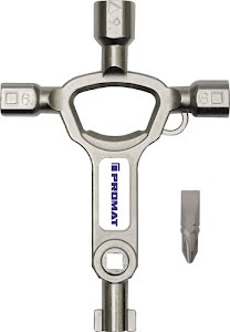 Cabinet key 9 functions integr. bottle-opener PROMAT