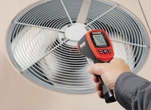 Thermomètre à infrarouge micro IR-200 -50 à 1200 degr. C ± 1 degr. C 1 x 9 V RIDGID