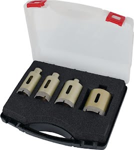 Diamond core bit length 70 mm 4-part suitable for tiles / granite / marble M14 P