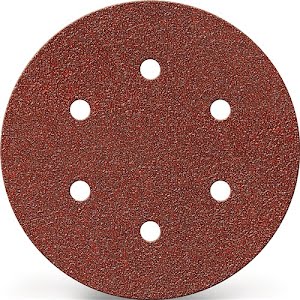 Disque abrasif adhésif GLS 3 150 mm granulation 100 pour bois/métal corindon PROMAT