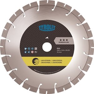 Disque à tronçonner diamant DCU Premium D. 125 mm perçage 22,23 mm TYROLIT