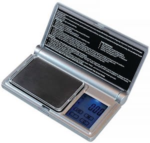 Zakweegschaaltje professioneel LCD-touchscreen 200 g PESOLA