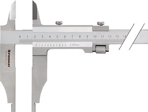 PAC d'atelier DIN 862 250 mm avec pointes de mesure longueur du bec 75 mm PROMAT