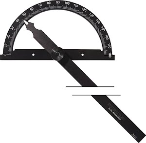 Hoekmeter gradenboog-d. 80 mm beenlengte 120 mm PROMAT