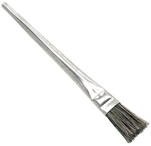 Soldering fluid brush length 120 mm width 15 mm Chinese bristles, flat tap. meta