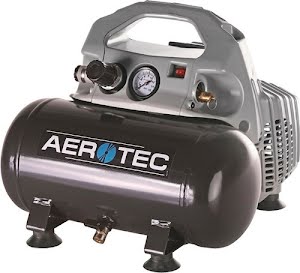 Compresseur Aerotec Airliner Silent 70 l/min 8 bar 0,3 kW 230 V 50 Hz 6 l AEROTEC