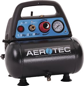 Compressor Aerotec Airliner 6 200 l/min 8 bar 1,1 kW 230 V 50 Hz 6 l AEROTEC