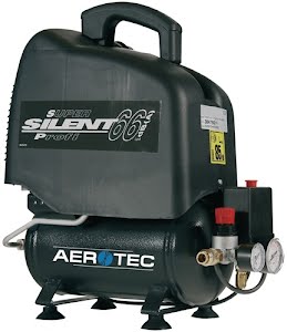 Compressor Aerotec Vento Silent 6 110 l/min 8 bar 0.7 kW 230 V 50 Hz 6 l AEROTEC