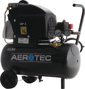 Compressor Aerotec 220-24 210 l/min 8 bar 1.5 kW 230 V 50 Hz 24 l AEROTEC