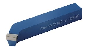 Draaibankbeitel DIN 4972 ISO2 25 x 25 mm links gebogen WILKE