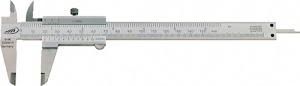 Pocket calliper gauge DIN 862 SOFT-SLIDE 150 mm locking screw rectangular HELIOS PREISSER