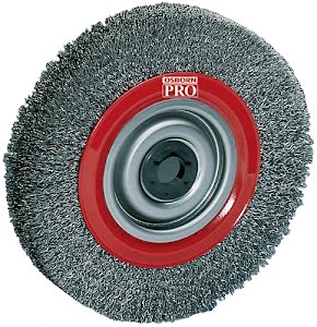 Brosse plate D. 150 mm épaisseur de fil 0,3 mm acier 30 mm 6000 min-¹ OSBORN