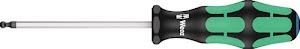 Screwdriver 352 size 4 mm, blade length 100 mm 2-component handle WERA