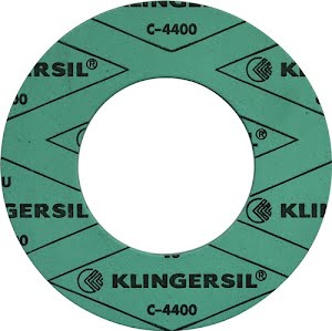 Flat sealing ring KLINGERsil® C-4400 DIN2690 dimensions 142 x 89x2 nominal press