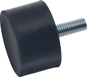 Buffer stop GN 352 d1 60 mm, d2 M 10 h 40 mm with internal thread length 28 mm GANTER