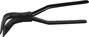 Folding pliers length 270 mm abutting face 45 deg angled powder-coated ERDI