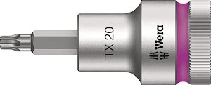 Socket bit 8767 C HF TORX® 1/2 inch T20 length 60 mm WERA