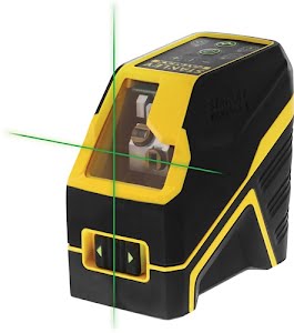 Stanley FATMAX Cross Line Laser in Carton Green Beam 30m ±3mm/10m 4x AA Battery