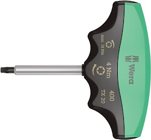 Torque screwdriver 400 TX TX 20 4 Nm permanently set WERA