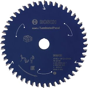 Lame pour scie circulaire D. ext. 165 mm nombre de dents 48 WZ perçage 20 mm l.