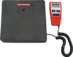 Coolant scale ROSCALE 120 weighing range 0–120 kg platform W 230 x D 230 mm ROTHENBERGER