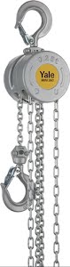Chain hoist YaleMINI 360 load capacity 250 kg lift height 3 m with load hook YALE