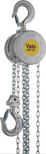 Chain hoist YaleMINI 360 load capacity 500 kg lift height 10 m with load hook YALE