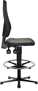 Promat Office swivel chair base glider + base ring integral foam black 580-850 m