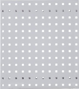 Geperforeerde plaat B450xL500mm lichtgrijs, RAL 7035 RASTERPLAN