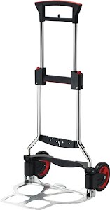 Transport trolley folding stainless steel aluminium height 1130 mm shovel length