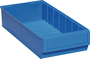 Promat Boîteour étagère L400xl183xH81 mm bleuolypropylène