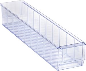 Promat Boîteour étagère L500xl91xH81 mm transparent SAN