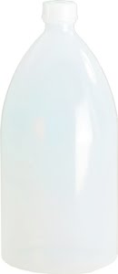Narrow-neck bottle overall H 223.5 mm overall dm 97.5 mm polyethylene (LDPE) HÜNERSDORFF