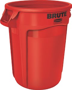 Multifunctionele ton rood 121 l PE buiten-d.560xH692mm RUBBERMAID