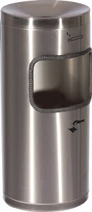 Safety wall-mounted cigarette bin dm180xH410 mm silver wall model TKG