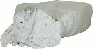 Chiffon de nettoyage tricoté WT I coton blanc pur ELOS