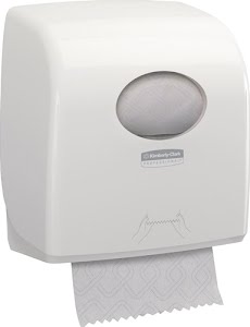 Roll towel dispenser AQUARIUS 7955 H324xW297xD192approx.mm small