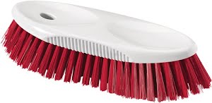 Brosse à bidon HACCP longueur 190 mm épaisseur des poils 0,50 mm rouge NÖLLE