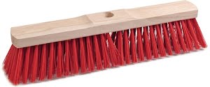 Broom Elaston length 400 mm with hole in handle, saddlewood SOREX