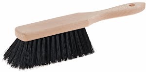 Hand brush fine plastic bristles, length 280 mm with wooden stock SOREX