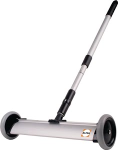 Chip broom aluminium length 750–1050 mm with telescopic handle ALFRA