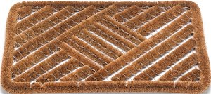Doormat coconut brushes natural coconut/steel L500xW800xT30 mm