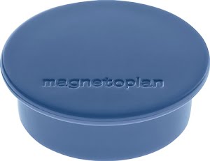 Magneet premium d. 40 mm donkerblauw MAGNETOPLAN