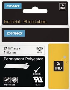 Labelling tape tape width 24 mm tape length 5.5 m permanent polyester tape DYMO