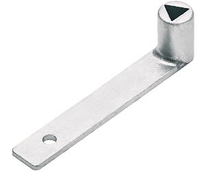 Triangular key DIN 3223 without hook cast steel galvanised URBANUS